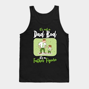 Dad Bod | White And Green Text Funny Dad Tank Top